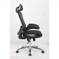 Кресло руководителя ЕЧаир-552 ТТВ Нет 526697 Черное / EChair-552 TTW Net