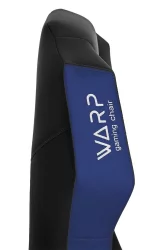 Геймерское кресло ВАРП Зе Синий/черный / WARP Ze