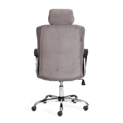 Кресло ОКСФОРД хром флок , серый, 29 / OXFORD