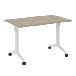 Стол складной мобильный КС-Пулл КС.М-2.7 Дуб Аттик/Белый / X-Pull X.M-2.7