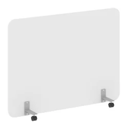 Перегородка на металлических опорах, на роликах Р-лине ДП.Р-160-120 Белый / R-line DP.R-160-120