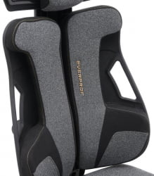 Кресло геймерское Еверпроф Сервал С Ткань Черно-серый / Everprof Serval S