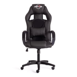 Кресло ДРИВЕР (22) кож/зам/ткань, черный/черный , 36-6/ТВ-11 / DRIVER 36-6/TW-11