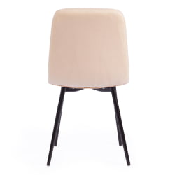 Стул CХИЛЛЙ МАКС ткань/металл, 45 х 54 х 90 см , бежевый 08/черный / CHILLY MAX