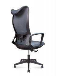 Кресло офисное ВАВЕ АМ3-Х(БЛАCК) Серый / WAVE AM3-H(BLACK)
