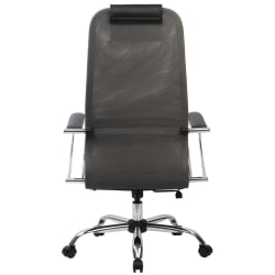 Кресло руководителя БРАБИКС ПРЕМИУМ Ултимате ЕКС-800 хром Черное/серое / BRABIX PREMIUM Ultimate EX-800