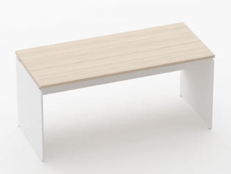 Стол прямой Дека ЛДСП каркас 75.07.16 Туя/Белый / Deka