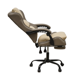 Кресло 897 КИНГКУЕЕН, цвет светло-серый/бежевый, 897-лграй-беиге / KINGQUEEN, 897-lgray-beige