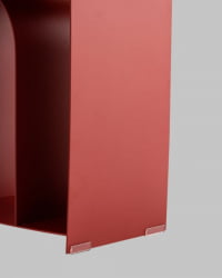 Журнальный столик Арвел металл бордовый / Arwel