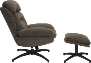 Кресло-реклайнер Еверпроф Киви Ткань Темно-коричневый / Everprof Kiwi