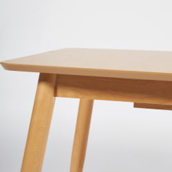 Раздвижной стол Павиллион (Павильон) основание бук, столешница мдф, 80кс120+40кс75см, Натуральный / Pavillion 80x120+40x75см,