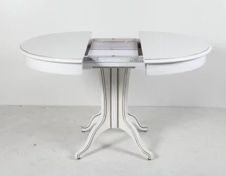 Стол деревянный Орион-5 (д1100) тон 1 с золотой патиной / (d1100)