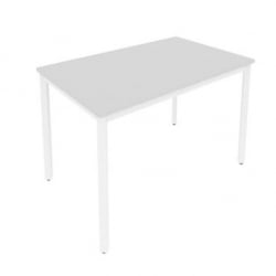 Стол письменный на металлокаркасе СЛИМ СЙСТЕМ С.СП-4 Серый-Белый / SLIM SYSTEM