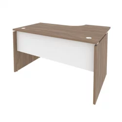 Стол эргономичный левый ОНИКС О.СА-2Л Дуб Аризона/Белый / ONIX O.SA-2L