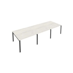 Переговорный стол (3 столешницы) Метал Сйстем Б.ПРГ-3.2 Наварра/Антрацит / Metal System