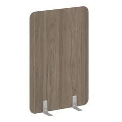 Перегородки на металлических опорах на фетровых подпятниках Р-лине ДП.Ф-100-150 Вяз Благородный / R-line DP.F-100-150