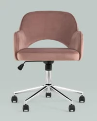 Компьютерное кресло Кларк велюр Розовый