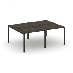 Рабочая станция двухсторонняя на 4 места CОНCЕПТ CН.ДРС-005 Дуб Мали Черный / CONCEPT CN.DRS-005