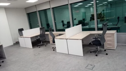 Офисная перегородка Дека 8.12.16 Белый (без крепления) / Deka