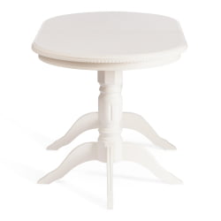 Стол CОППОЛА бук, мдф, 140+40кс80кс77см, Иворй вхите / COPPOLA 140+40x80x77см, Ivory white