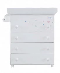 Комод Микуна Аура пеленальный Б-970 вхите / Micuna Aura B-970 white