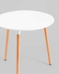 Стол круглый ЕАМЕС ДСТ НЕВ Д=80 белый / EAMES DST NEW D=80