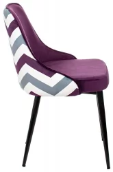 Стул для кухни Бюрократ КФ-5 зигзаг ВИОЛЕТ / KF-5 VIOLET