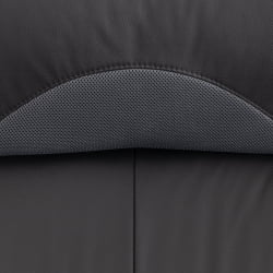 Кресло руководителя Дуке метал БЛ кож/зам/ткань, черный/серый, 36-6/12 / Duke metal BL