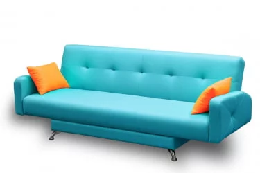 Диван МАНГО 3 (2 категория) Бирюзовый Оранжевый / MANGO