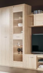 Витрина Элана (В) Дуб сонома