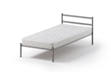 Кровать Метта 800кс2000 Серая / 800x2000