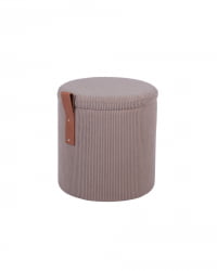 Пуф Руни С с ящиком вельвет коричневый / S