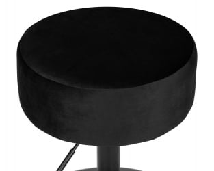 Пуф ДОБРИН ДЭННИ БЛАCК (черный велюр (МДЖ9-101)) / DOBRIN DANNY BLACK (MJ9-101))