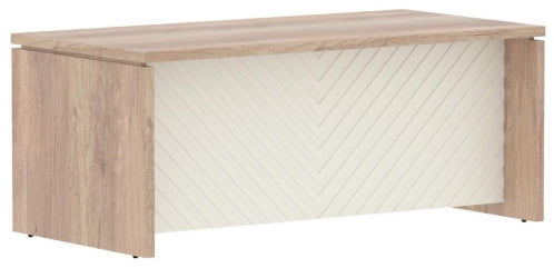 Стол руководителя Торр ЛУКС ТЛСТ 189Х Дуб Каньон Латте / Torr LUX TLST 189H