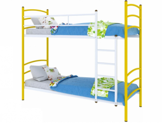 Кровать Милана Дуо 800х1900 Желтая / Duo