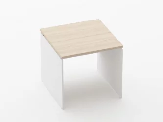 Стол прямой Дека ЛДСП каркас 75.08.08 Туя/Белый / Deka