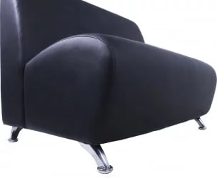 Диван экокожа Интер хром 2х местный Еуролине 912 / Euroline