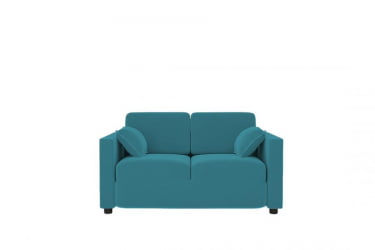 Диван прямой Уппла (Берхоусе) Цвет фасада: Азур велюр; Тип: Прямой; Материал фасада: Металл/Велюр / (Berhouse)