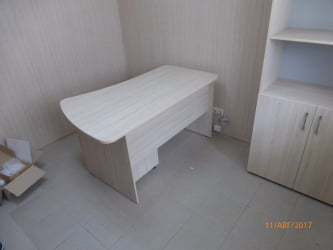 Стол эргономичный Глассй 1.12.14Пр Дуб молочный / Glassy