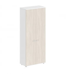Шкаф высокий Сигма СГ.801.ВХ.ОЛ Белый Дуб светлый / Sigma SG.801.WH.OL