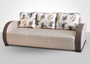 Диван тканевый Европа-1 арена дарк браун саваж 4 микровелюр 24-3