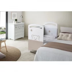 Комод пеленальный Микуна Бубу Б-970 Вхите Беиге Старс / Micuna Bubu B-970 White Beige Stars