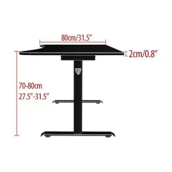 Геймерский стол Ароззи Арена Гаминг Деск Ред / Arozzi Arena Gaming Desk Red