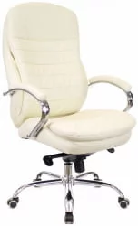 Кресло для руководителя Еверпроф Валенсиа М Экокожа Бежевый / Everprof Valencia M
