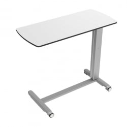 Передвижной приставной столик с регулировкой по высоте ЕУРЕКА ЕРК-БФ-1006, белый / EUREKA ERK-BF-1006,