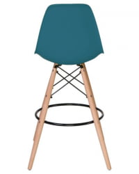 Стул барный ДОБРИН ДСВ БАР (ножки светлый бук, цвет сиденья морской волны (Г-05)) 2 шт / DOBRIN DSW BAR (G-05))