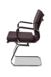 Кресло для посетителей Коллеге CЛГ-630 ЛКСХ-C Бровн / College CLG-630 LXH-C Brown