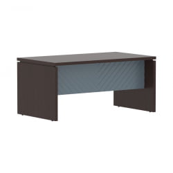 Стол руководителя Торр ЛУКС ТЛСТ 169 Венге Магия Серо-голубой / Torr LUX TLST