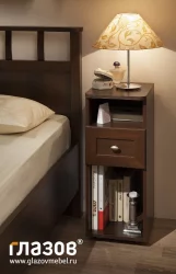 Тумба прикроватная Шерлоcк 51 Орех шоколадный (спальня) / Sherlock
