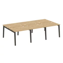 Рабочая станция ОНИКС ВООД ОВ.Д.РС-6.1.8 Тиквуд Светлый/Темный / ONIX WOOD OW.D.RS-6.1.8